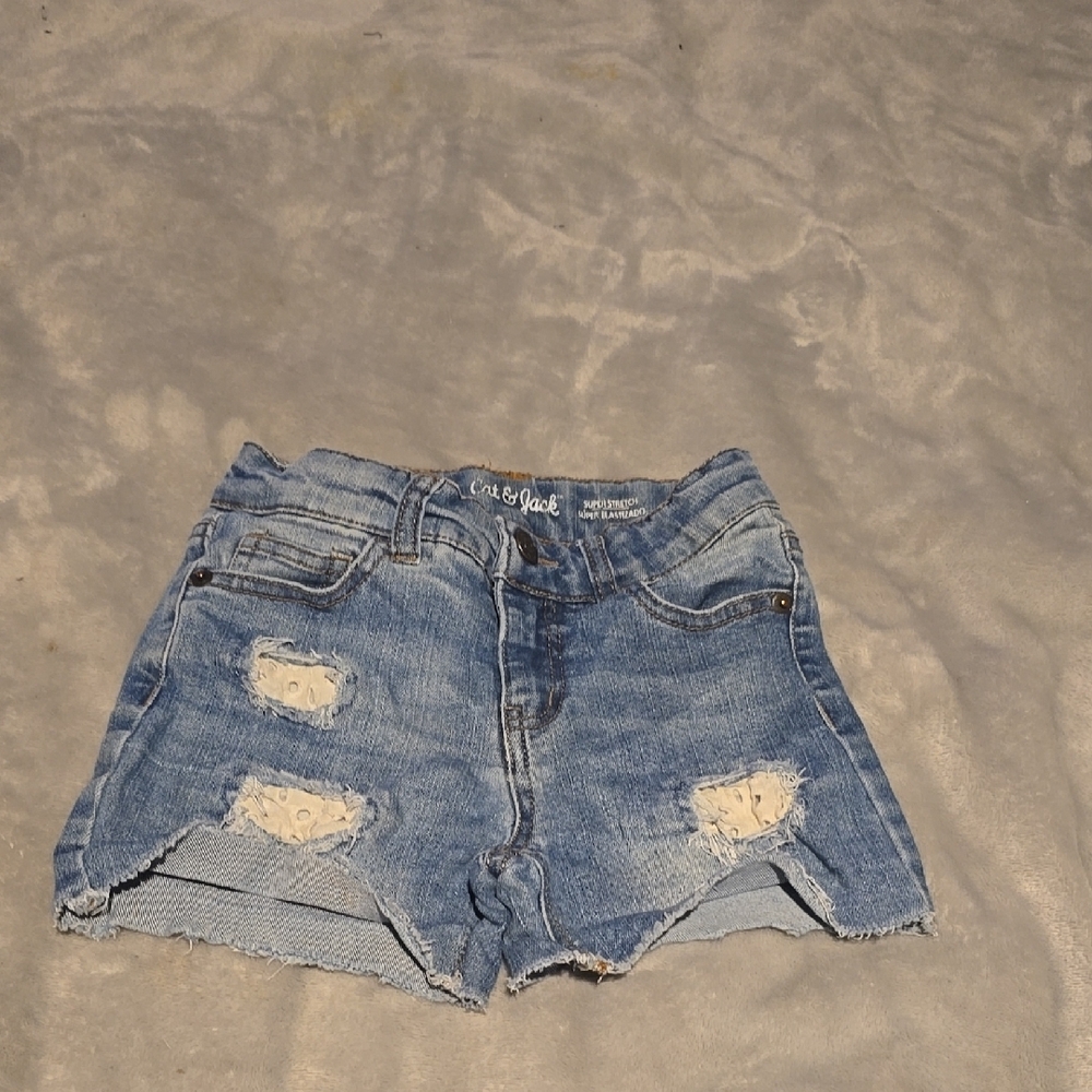 Cat & Jack girls Blue Denim Shorts